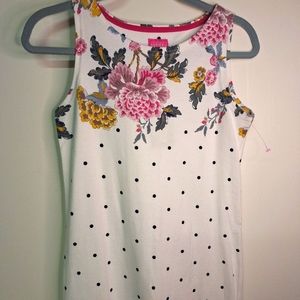 NWT Joules Clothing Pokadotted & Floral Shift Size 4